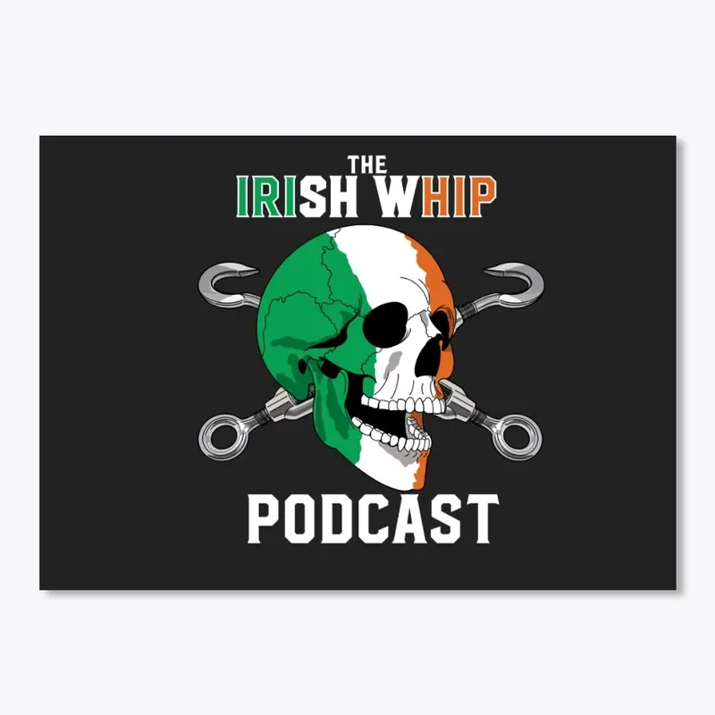 The Irish Whip skull and cross buckles